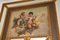 Antique Gilt Wood Mirror with Oil Painting 8