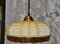 Art Deco Beige Opaline Pendant Lamp, 1920s 3