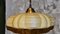 Art Deco Beige Opaline Pendant Lamp, 1920s 4