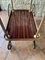 Mid-Century French Gilded Brass & Formica Bar Cart 7