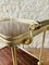 Mid-Century French Gilded Brass & Formica Bar Cart 9