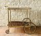 Mid-Century French Gilded Brass & Formica Bar Cart, Image 1