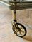 Mid-Century French Gilded Brass & Formica Bar Cart 16
