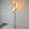 Opaline Glass & Brass Floor Lamp by Stilnovo, 1950s 10