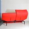 Red Fabric 2-Seater Veranda Sofa by Vico Magistretti for Cassina, 1980s 11