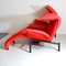 Red Fabric 2-Seater Veranda Sofa by Vico Magistretti for Cassina, 1980s 13