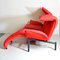 Red Fabric 2-Seater Veranda Sofa by Vico Magistretti for Cassina, 1980s 12