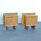 Art Deco Nightstands, 1940s, Set of 2 2