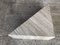 Tavolino triangolare in travertino, Italia, anni '70 o '80, Immagine 6