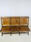 Antique Wooden 3-Seat Folding Theatre / Cinema Bench in the Style of Heywood Wakefield, Set of 2 4