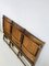 Antique Wooden 3-Seat Folding Theatre / Cinema Bench in the Style of Heywood Wakefield, Set of 2 16