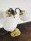 Brass & Milk Glass Table Lamp by Sage for Sage London, 1920s 14