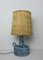 Blue Ceramic Table Lamp by Jacques Blin, 1950s, Image 1