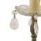 Antique Gilt Bronze Lamps with Swarovski Crystal Pendants from Liberty, Set of 2 3