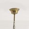 Opaline Glass & Turned Wood Ceiling Lamp, 1930s, Image 6