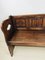 Antique Pitch Pine Church Bench with Hand-Carved Decoration, 1900s 15