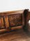 Antique Pitch Pine Church Bench with Hand-Carved Decoration, 1900s 8