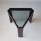 Triangular Side Table with Glass Top from Porada Arredi, 1970s, Image 4