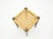 Taburetes de roble teñido y cuerda de Adrien Audoux & Frida Minet, años 50. Juego de 2, Imagen 7