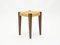 Stained Oak & Rope Stools by Adrien Audoux & Frida Minet, 1950s, Set of 2 8