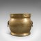 Antique English Brass Fireside Container, Circa 1900, Image 6