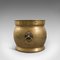 Antique English Brass Fireside Container, Circa 1900, Image 5