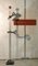 Italian Chrome, Steel & Solid Mahogany Floor Lamp with 2 Spotlights from Officina di Ricerca, 1960s 19