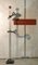Italian Chrome, Steel & Solid Mahogany Floor Lamp with 2 Spotlights from Officina di Ricerca, 1960s, Image 19
