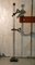 Lampada da terra in metallo cromato, acciaio e massiccio in mogano con 2 faretti di Officina di Ricerca, Italia, anni '60, Immagine 10