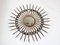 Mid-Century Metalwork Sunburst Mirror, Image 2