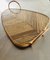 Vintage Rattan & Bamboo Serving Tray from Hubert Girardeau, 1970s or 1980s 6