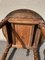 Antique Round Walnut Bistro Table, 1900s, Image 4