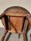 Table de Bistro Antique Ronde en Noyer, 1900s 4
