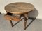 Antique Round Walnut Bistro Table, 1900s 5