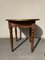 Table de Bistro Antique Ronde en Noyer, 1900s 7