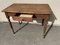 Antique Fir Bistro Table with 1 Drawer 3