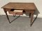 Antique Fir Bistro Table with 1 Drawer, Image 3