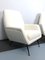 Italian White Velvet Armchairs, 1950s, Set of 2, Image 4