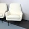 Italian White Velvet Armchairs, 1950s, Set of 2, Image 16