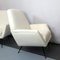 Italian White Velvet Armchairs, 1950s, Set of 2 12