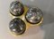 Three Balls Sculpture in Marquina Marble by Valenti and C. Milan, 1970s, Set of 4, Image 1
