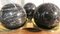 Three Balls Sculpture in Marquina Marble by Valenti and C. Milan, 1970s, Set of 4, Image 2