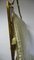 Sillas auxiliares Boudoir francesas Art Déco de bronce dorado, años 30. Juego de 2, Imagen 19