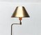 Lámpara de pie Lesan alemana vintage de latón de Florian Schulz, años 70, Imagen 7
