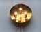 Deutsche Vintage W185 Messing Wandlampe im Hollywood Regency Stil von Florian Schulz, 1970er 14