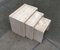 Vintage Travertine Nesting Tables, Set of 3 4