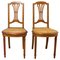 Louis XVI Style French Caned Dining Chairs or Side Chairs, Set of 2, Image 1