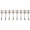 Acorn Bouillon Spoons in Sterling Silver by Georg Jensen, Set of 8, Image 1