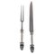 Large Acorn Carving Set in Sterling Silver and Stainless Steel by Georg Jensen, Set of 2, Image 1