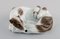 Figurine in porcellana Terrier e levriero, Germania, set di 4, Immagine 4